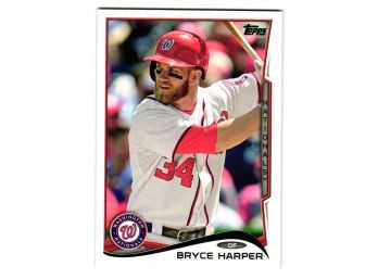 2014 Topps Bryce Harper Baseball Card Nationals