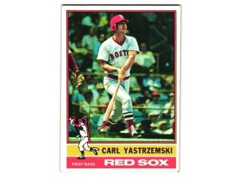 1976 Topps Carl Yastrzemski Baseball Card Red Sox