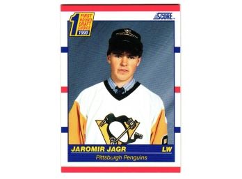 1990 Score Jaromir Jagr Rookie Hockey Card Penguins RC