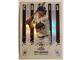 2022 Topps Chrome Pete Alonso New Classics Insert Baseball Card Mets