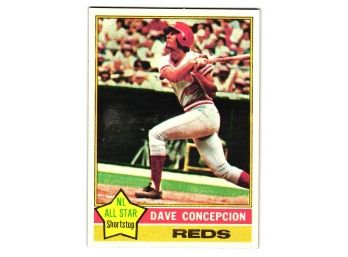1976 Topps Dave Concepcion All-Star Baseball Card Reds