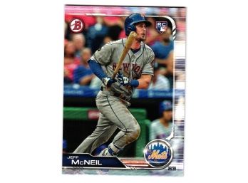 2019 Bowman Jeff McNeil Rookie Baseball Card Mets