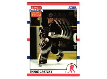 1990 Score Wayne Gretzky All Star Hockey Card Kings HOF