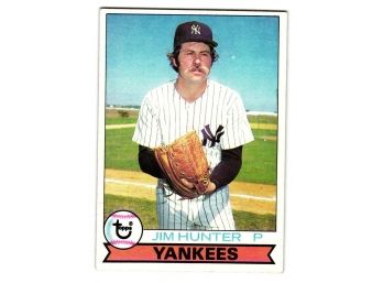 1979 Topps Jim Hunter (Catfish) Baseball Card Yankees HOF