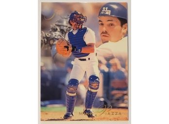 1993 Fleer Flair Mike Piazza Rookie Baseball Card Dodgers HOF