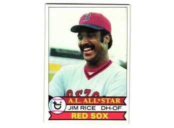 1979 Topps Jim Rice Baseball Card Red Sox HOF