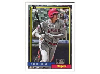 2021 Topps Update Shohei Ohtani 1992 Topps Insert Baseball Card Angels