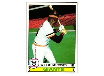 1979 Topps Willie McCovey Baseball Card Giants HOF