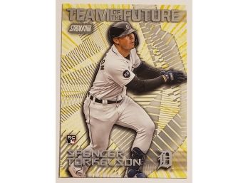 2022 Topps Stadium Club Spencer Torkelson Rookie Team Of The Future Insert Baseball Card Tigers
