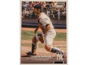 2022 Topps Stadium Club Thurman Munson Baseball Card Yankees