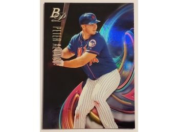 2018 Bowman Platinum Pete Alosno Prospect Baseball Card Mets