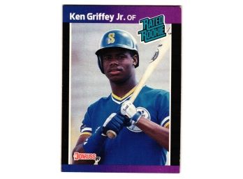1989 Donruss Ken Griffey Jr. Rookie Baseball Card Mariners