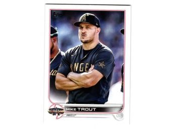 2022 Topps Mike Trout All-Star Game Insert Baseball Card Angels