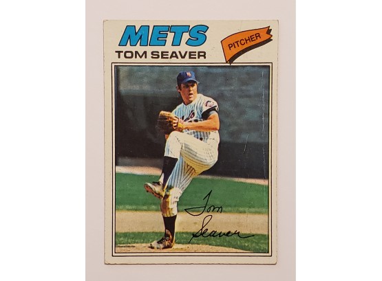 1977 Topps Tom Seaver Baseball Card New York Mets