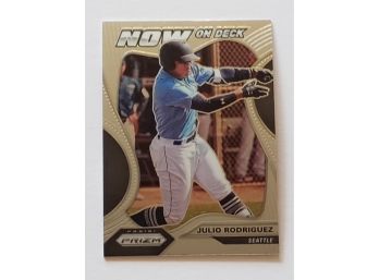 2020 Panini Prizm Julio Rodriguez Now On Deck Insert Prospect Baseball Card Seattle Mariners