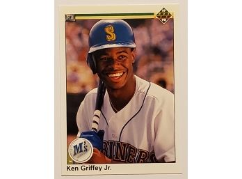 1990 Upper Deck Ken Griffey Jr Baseball Card Seattle Mariners