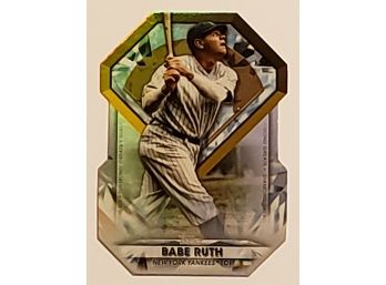 2022 Topps Diamond Greats Babe Ruth Die Cut Baseball Card NY Yankees