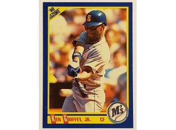 1990 Score Ken Griffey Jr Baseball Card Seattle Mariners