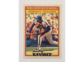 1986 Topps Kay Bee Dwight Gooden Young Superstars Baseball Card NY Mets
