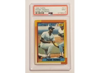 1990 Topps Frank Thomas Rookie Baseball Card PSA 9 Mint Chicago White Sox RC