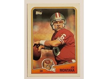 1988 Topps Joe Montana Football Card San Francisco 49ers