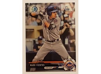 2017 Bowman Chrome Mark Vientos 1st Bowman Baseball Card NY Mets Prospect