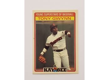 1986 Topps Kay Bee Tony Gwynn Young Superstars Baseball Card SD Padres