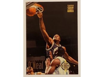 1993-1994 Topps Stadium Club High Court Shaquille ONeal Basketball Card Orlando Magic