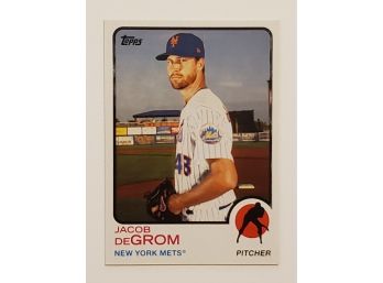 2021 Topps Archives 1973 Retro Jacob DeGrom Baseball Card NY Mets