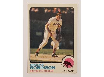 1973 Topps Brooks Robinson Baseball Card Baltimore Orioles