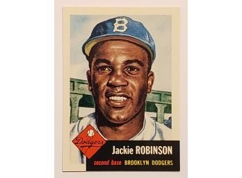 1991 Topps Archives The Ultimate 1953 Topps Series Jackie Robinson Baseball Card Brooklyn Dodgers