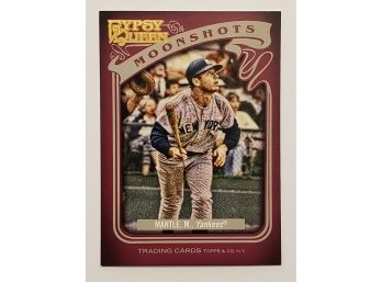 2012 Topps Gypsy Queen Mickey Mantle Moonshots Insert Baseball Card New York Yankees