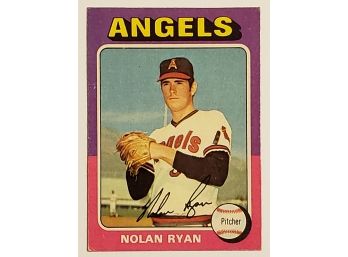 1975 Topps Nolan Ryan Baseball Card California Angels