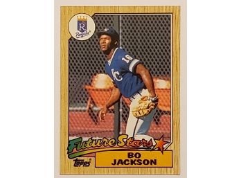 1987 Topps Bo Jackson Rookie Baseball Card KC Royals RC