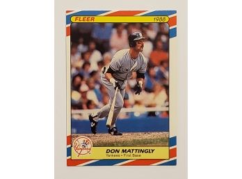 1988 Fleer Superstars Don Mattingly Baseball Card NY Yankees