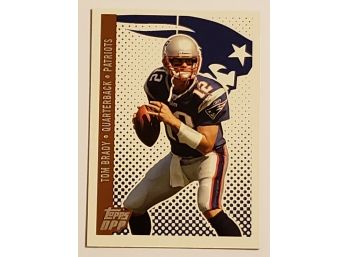 2006 Topps Draft Picks And Prospects Tom Brady Football Card NE Patriots