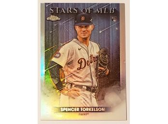 2022 Topps Chrome Spencer Torkelson Rookie Stars Of MLB Insert Baseball Card Tigers RC