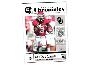 2020 Panini Chronicles Draft CeeDee Lamb Rookie Football Card RC Sooners Cowboys