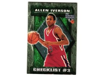 1997 Score Board Allen Iverson Basketball Rookies Checklist Philadelphia 76ers
