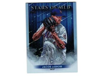 2022 Topps Stars Of MLB Jacob DeGrom Baseball Card NY Mets