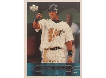 2004 Upper Deck Miguel Cabrera Baseball Card Florida Marlins
