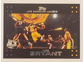 2007-08 Topps Kobe Bryant Basketball Card LA Lakers
