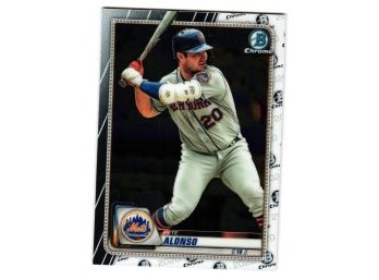 2020 Bowman Chrome Pete Alonso Baseball Card NY Mets