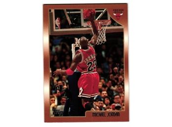 1998-99 Topps Michael Jordan Basketball Card Chicago Bulls