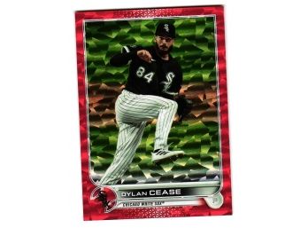 2022 Topps Series 2 Dylan Cease Orange Ice Foil Parallel #'d /299 Baseball Card Chicago White Sox