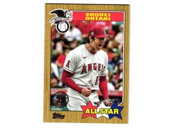 2022 Topps Shohei Ohtani 1987 All Star Retro Insert Baseball Card LA Angels
