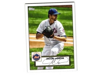 2021 Topps Jacob DeGrom 1952 Insert Baseball Card NY Mets