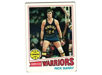 1977-78 Topps Rick Barry Basketball Card Golden State Warriors