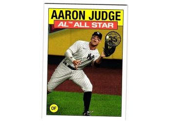 2021 Topps Aaron Judge 1986 35th Anniversary All Star Insert Baseball Card NY Yankees