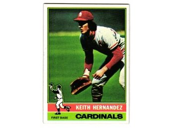 1976 Topps Keith Hernandez Baseball Card Stl. Cardinals